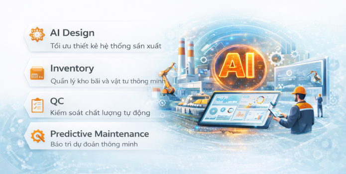 Giải pháp AI cho Ngành Sản xuất